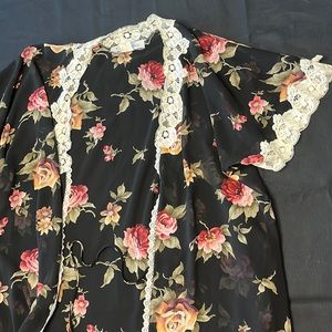 Vintage foral Christian Dior robe
